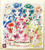Precure (Glitter Force) 20th Autograph Board (Shikishi Art) Pretty Cure 5 GoGo!