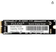 MZ13C 512GB SSD for MacBook Air (Mid 2013-2017) A1465 A1466, MacBook Pro (Lat...