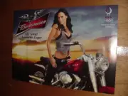 Amanda Beard/Budweiser motorcycle Poster