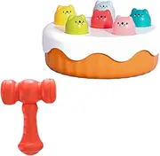 ERINGOGO 1Set Interactive Mole Attack for Fun Educational Parent Game Random Color Enhances Hand Eye Coordination and Arm Muscles and Design