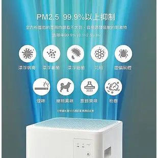 贈 SP-1718 抗UV淑女傘 ZOJIRUSHI 象印極淨省電抗敏空氣清淨機 PU-AAF50