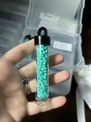Czech Seed Bead 6/0 Green. Product Is The 1st Shade In Photo.