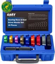 Bearing Press Kit, 10Pc Bearing Race and Seal Driver Set with Seal Driver and 9