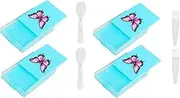 Perfeclan 4Pcs Diamond Paintings Tray Holder Flip Drill Plate Multi Functional 5D Diamond Paintings Tool Accessory Diamond Storage Tray, Blue