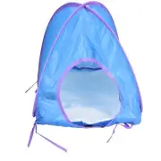 Small Animals Purple Pop-Up Khaki Tent Guinea Pig Shelter House Medium