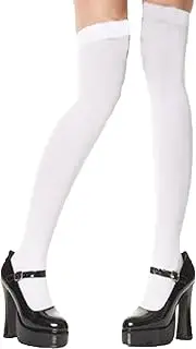 [Yummy Bee] Thigh High Socks - Over the Knee Socks Women - Hold Ups Fancy Dress Stockings