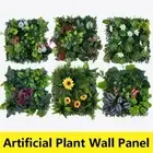 DIY Artificial Plant Wall Panel Flower Artificial Fern Grass Privacy Screen