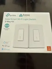 Kasa Smart 3-Way Switch HS210 KIT - 2 Pack: Wifi 2.4GHz Wi-Fi Light Switches NIB