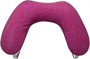 koolsoo Manicure Armrest Nail Handrest Stand Multifunction Stable Accessories Portable Ergonomic Soft Manicure Cushion PU Leather, Dark Pink