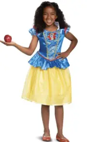 Disney Princess Snow White Classic Girls' Costume Size Medium 7/8 NEW