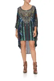 SCOOP BACK HEM DRESS KOMODO QUEEN