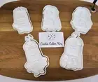 Minions Cookie Cutter & Embosser Stamps Set kids tv movie Set Of 5