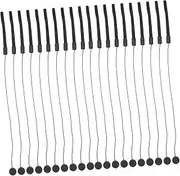 Yardenfun 20Pcs Lens Caps Keeper with Elastic String Lost Holder for Lens Caps Essential Accessories for Photographers and Videographers