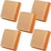 5 Pack 4180 141 0300 Air Filter Replace for Stihl 4180-141-0300, Compatible With STHIL KM91R KM131 FS89 FS91 FS111 FS131 FS311 FC96 String Trimmer Brushcutter