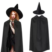 Witch Cloak Witch Hat Halloween Witch Costume, Halloween Witch Cape Costume