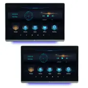 13.3in Dual Touch Screen Car Headrest Monitor DVD Media Player WIFI Mirror Link