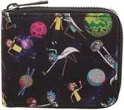 [Bioworld] Rick & Morty Bi-Fold Zip Around Wallet