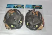 LOT (2) HOW TO TRAIN YOUR DRAGON Birthday Party MASKS The Hidden World SUPPLIES