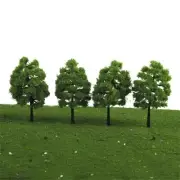 10pcs Model Trees Artificial Tree Train Railroad Scenery Architecture Tree 1:100