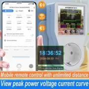 Wifi Energy Power Meter Digital Socket Electricity Consumption Wattage AC85-265V