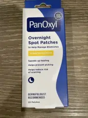 20ct PanOxyl PM Overnight Spot Patches – Hydrocolloid Acne Patch New