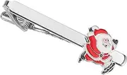 [LIFKOME] Men's Suit Tie Clip Santa Claus Themed Tie Clip for Party Necktie Clip Alloy Decorative Clip