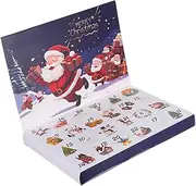 RORPOIR Box Countdown Calendar Box Makeup Advent Calendar Christmas Party Supplies Xmas Presents Packaging Case Small Presents Advent Calendar DIY Present Countdown Calendar Plastic