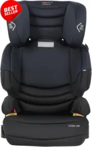 Tribe AP Booster Seat by Mother's Choice Unharnessed Black Space Safety Comfort