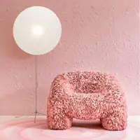 在飛比找ETMall東森購物網優惠-北歐現代設計師創意時尚手工粉紅色花瓣沙發椅休閑椅家用懶人沙發