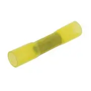 Jaylec Yellow Waterproof Heat Shrinkable Butt Splice Terminal, Pack of 10 - TE5015BL