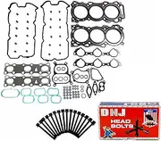 DNJ HGB648 Head Gasket Set with Head Bolt Kit For 2005-2016 for Nissan Frontier 4.0L 3954cc V6 DOHC
