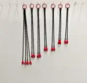 Crane Lifting Sling Set. In Authentic Manitowoc Red In 1/87th Scale.