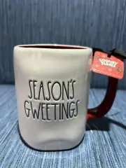 Rae Dunn "SEASONS GWEETINGS" Mug Tweety Bird Christmas Season Holiday Brand New