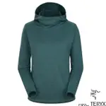 【ARCTERYX 始祖鳥】女 款吸濕排汗長袖連帽上衣 TAEMA 帽T 休閒衫/遮陽防曬 輕薄透氣_28472