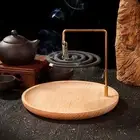 Incense Holder Clip, Incense Plate, Supplies Coil Incense Home Decoration Wood