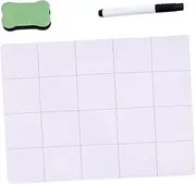 POPETPOP 3pcs 1 Work Surface Mat for Small Parts for Includes Writing Pen and Eraser Prevents Loss of Tiny Screws Random Color