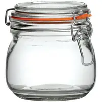 在飛比找蝦皮商城精選優惠-台灣現貨 英國《Utopia》扣式玻璃密封罐(橘500ml)