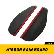 Black Rear View Mirror Rain Board Eyebrow Guard Sun Visor Car Accessorie Upgrade (for: Kia)
