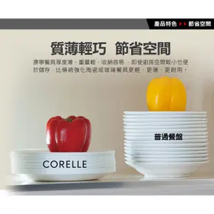 【康寧 Corelle】10吋分隔盤-三入組(多花色可選) 加贈10吋微波蓋乙個/211餐盤/