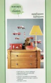 Waverly Home Classics 20 Piece Engine 79 Fire Department Self-adhesive Appliques
