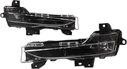 Front Fog Lamp Assembly Daytime Running Light Compatible for Tesla Model 3/Y 1077395 1077396 1077395-00 1077396-00
