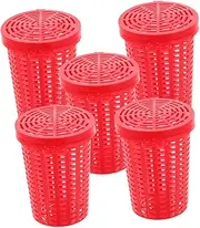 Mipcase Bait Trap Fishing Lures Bait Thrower Gear Bait Cage Fish Bait Holder Fishing Feeder Holder Feeder Bait Thrower Device Fishing Lure Holder Carp Fishing Equipment Red
