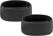 [Perfeclan] 2Pcs No Buckle Elastic Belts, Clothes Accessories Fashion Waistband, Buckle Free Waist Belts Invisible Waist Belts for Trousers, Skirts, Cycling