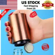 Bottle Opener Pop Open Push Down Stainless Steel Automatic Corkscrew