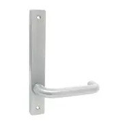 Kaba Door Handle N600 Narrow Style Plate w/ 25 Lever Satin Chrome Plate N602V25S