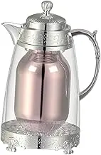 WeiLaiKeQi Coffee Dispenser 1L Insulated Carafe for Picnics and Gatherings, Silvery