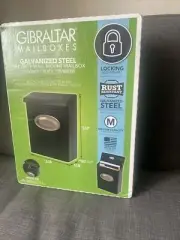 Gibraltar DVK00000 Wall-Mount Locking Mailbox, Black