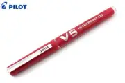 [Pilot] V5 Hi-Tecpoint 0.5mm RollerBall Pen Red Ink Cartridge System