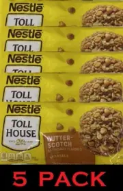 Nestle Toll House BUTTERSCOTCH Morsels Baking Chocolate Chips 11 oz Bag 5 PACK