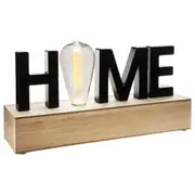 Decorative Figure Atmosphera ?Home' Led Light 34 x 16 x 8 Cm
